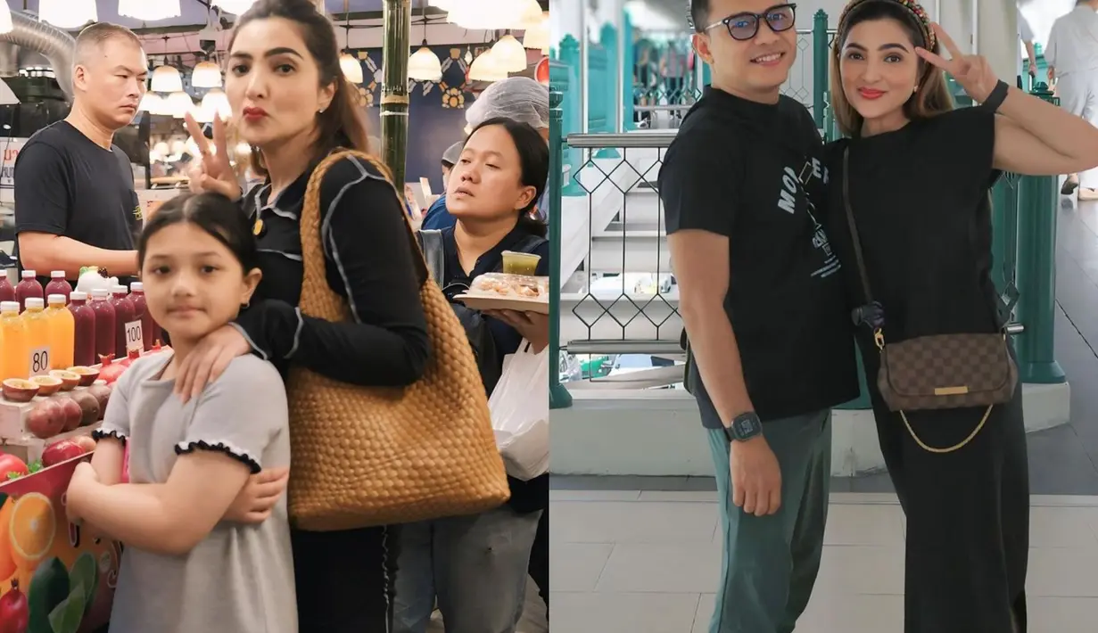 Liburan sekeluarga ke Thailand, Ashanty terlihat awet muda dengan gaya kekinian. Tampilannya yang stylish bikin Ashanty tak terlihat seperti berusia 40 tahun [@ashanty_ash]