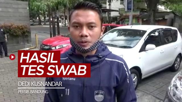Berita video komentar gelandang Persib Bandung, Dedi Kusnandar, soal hasil tes swab COVID-19 yang telah keluar.
