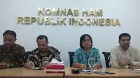 Komnas HAM menyampaikan sejumlah temuan dalam pelaksanaan Pemilu 2019. (Merdeka.com)