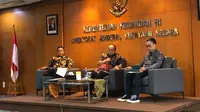 Direktur Lelang Direktorat Jenderal Kekayaan Negara (DJKN) Kementerian Keuangan (Kemenkeu) Joko Prihanto dalam Media Briefing DJKN: Capai Rp44,3 Triliun, DJKN Pecahkan Rekor Nilai Transaksi Lelang di Jakarta Pusat, Kamis (25/1/2024). (Tira/Liputan6.com)