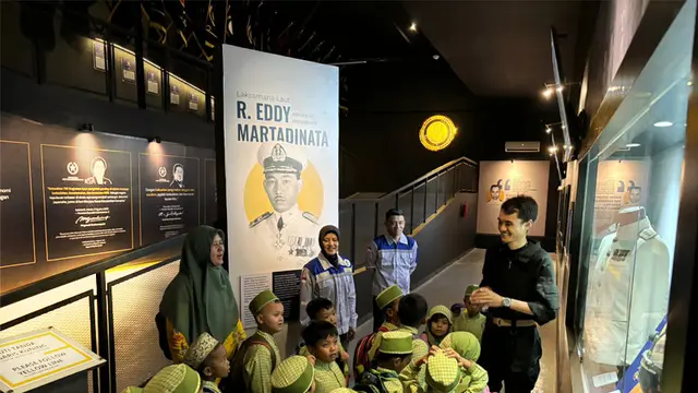 Sejumlah siswa mengunjungi museum TNI AL Jalesveva Jayamahe. (Foto: museumtnial.id)