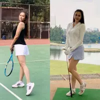 Aura Kasih menjadi salah satu artis yang aktif berolahraga. Nggak heran, di usianya yang menginjak 35 tahun, ia memiliki body goals yang dikagumi banyak orang.  (Instagram/aurakasih).