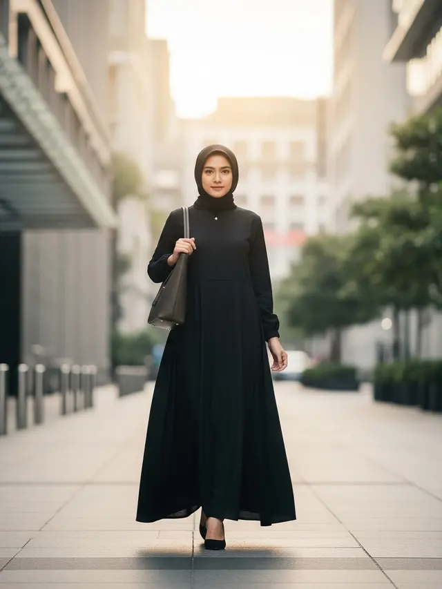 Mix anda Match Gamis Sepatu Tas