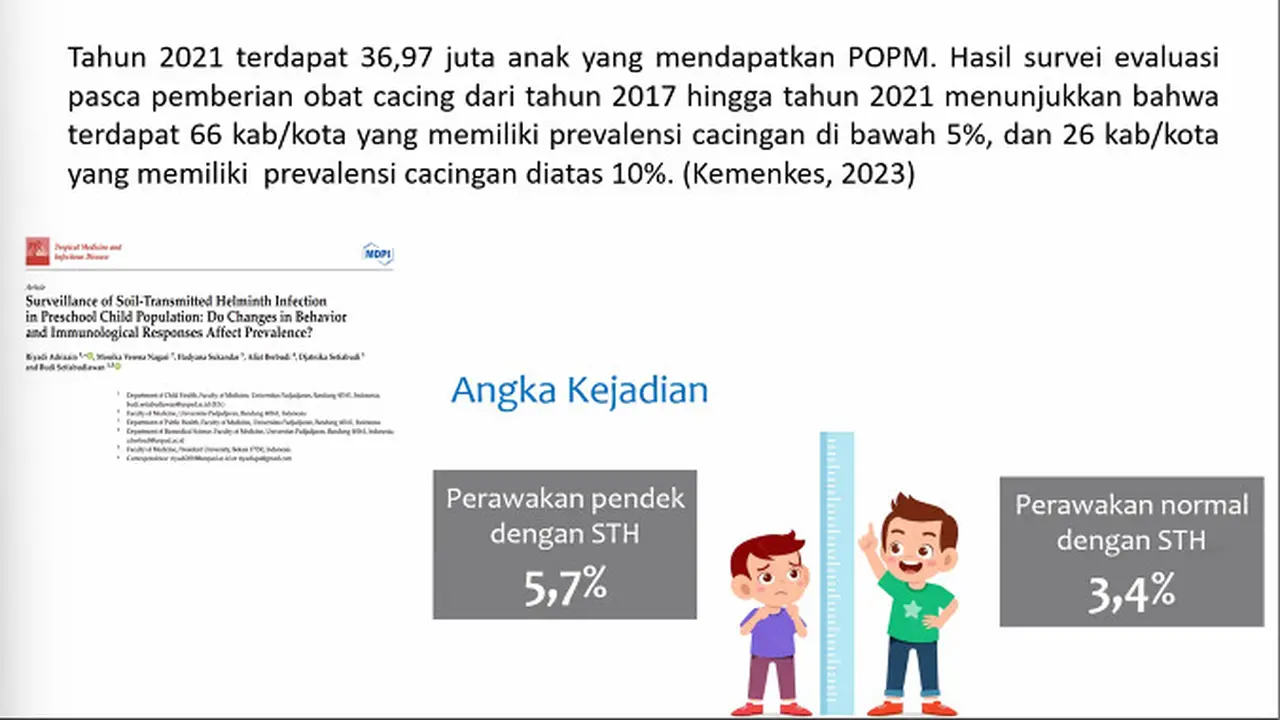 Seminar "Dampak Cacingan pada Anak" oleh IDAI, pada 22 Agustus 2025.