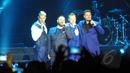 Grup musik Boyzone  sukses menghibur kembali penggemarnya di Jakarta dalam konser bertajuk A Night Of Reunion With Boyzone di Istora Senayan, Jakarta (22/5/2015). (Liputan6.com/Panji Diksana)