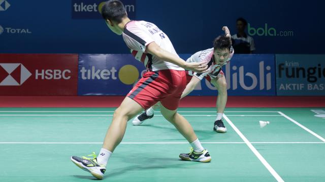 Kevin Sanjaya/Markus Gideon, Hendra Setiawan/Mohammad Ahsan, Indonesia Open 2018