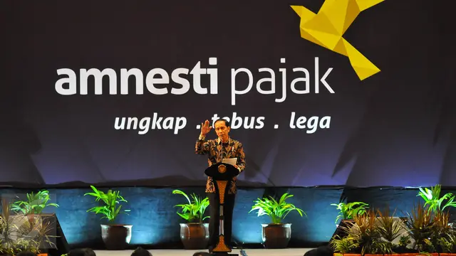 Jokowi Beri Pidato Perpisahan dengan Tax Amnesty-Jakarta- Angga Yuniar-20170228