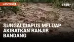 DETIK-DETIK BANJIR BANDANG LANDA KAMPUNG RAGASI BOGOR, AIR TAMPAK KERUH WARGA PANIK