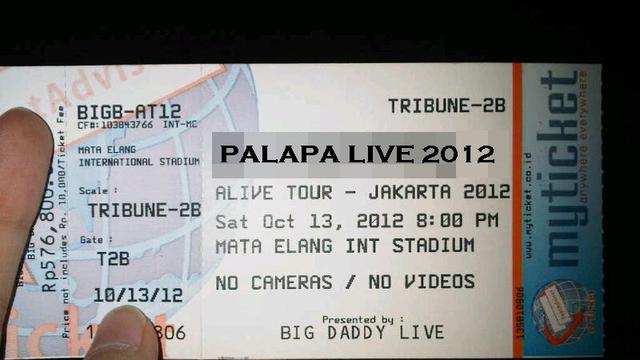 6 Editan Tiket Konser Ini Absurd Banget, Fans Coldplay Senyum Lebar