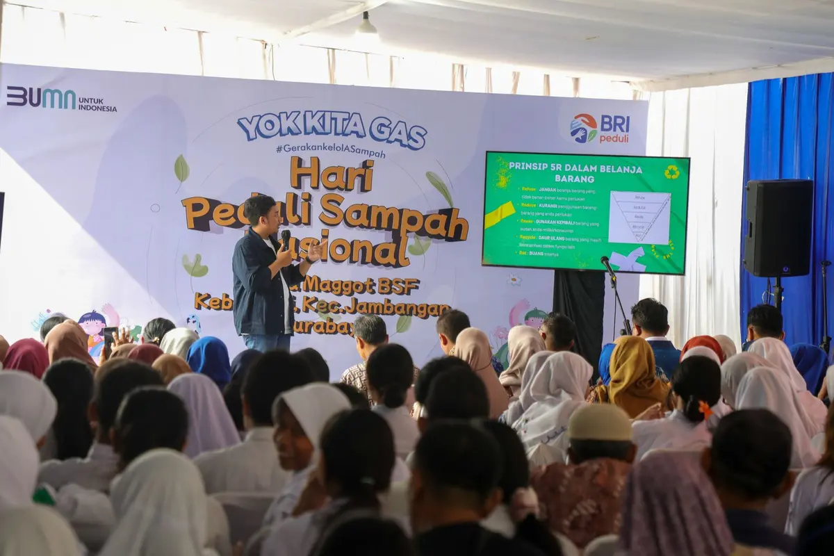 BRI Edukasi Pengelolaan Sampah untuk Jaga Lingkungan lewat Program ‘BRI Peduli Yok Kita Gas’