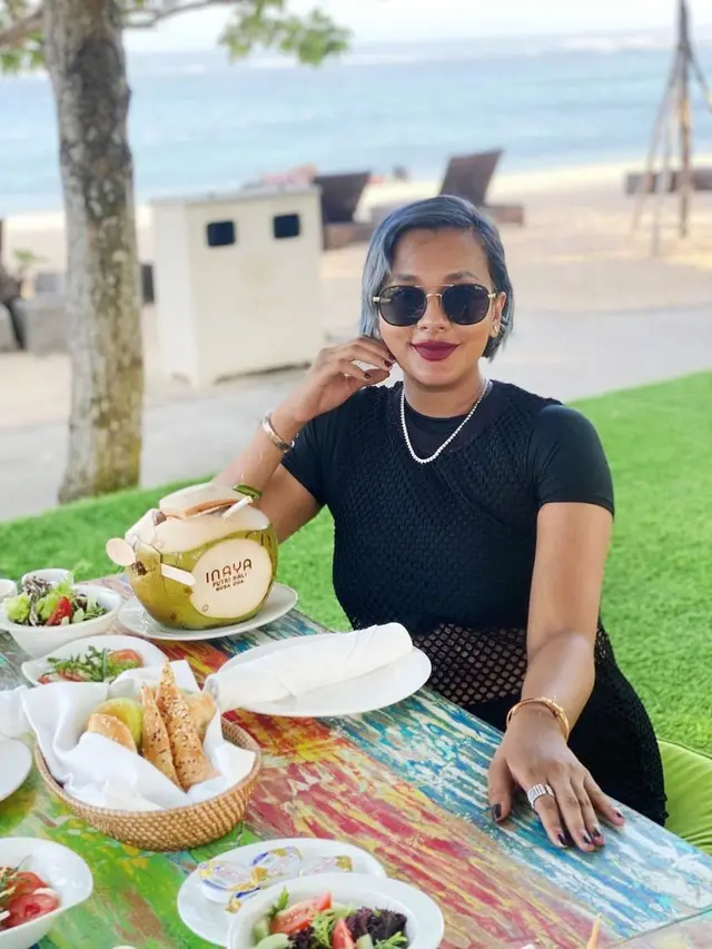 Momen Babymoon Kimmy Jayanti di Bali. (Sumber: Instagram/kimmyjayanti)