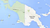 Peta Papua Nugini. (Google Maps)