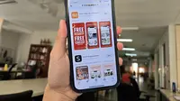 Tampilan aplikasi Temu yang masih bisa ditemui di toko aplikasi Apple App Store. Indonesia meminta Apple memblokir aplikasi ini. (Liputan6.com/ Agustin Setyo Wardani)