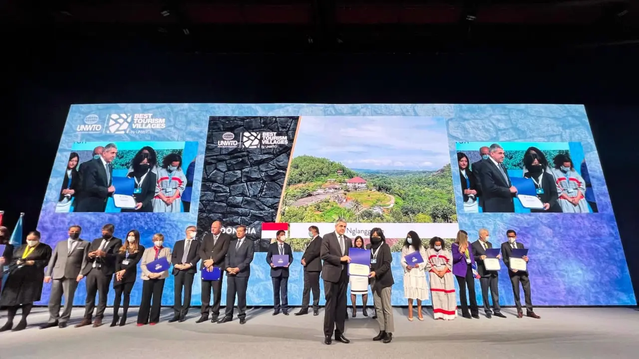 Sidang Majelis Umum ke-24 The World Tourism Organ​ization (UNWTO) yang dilaksanakan tanggal 30 November – 3 Desember 2021 di Madrid. (Dok:Kemlu)