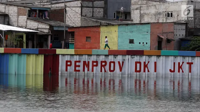 Makin Enak Dipandang, Ada Kampung Warna Warni di Pinggir Danau Sunter