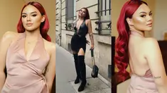 Lewat unggahan di instagram, Shafa Harris memamerkan rambutnya yang kini berwarna merah menyala. Seperti apa sih potret anak Sarita Abdul Mukti itu ketika rambutnya diganti warna merah terang? Intip foto-fotonya di sini!&nbsp;(FOTO: instagram.com/shafaharris)