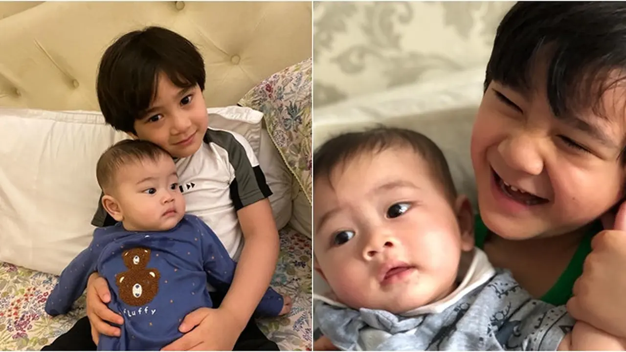 Potret Gemas Kedekatan Rafathar dan Zayn, Bak Saudara Kandung