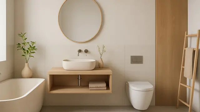 Desain Kamar Mandi Estetik (Foto: ChatGPT)