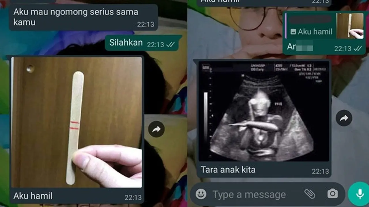 6 Chat WhatsApp Netizen Ngeprank Hamil Ini Bikin Kaget