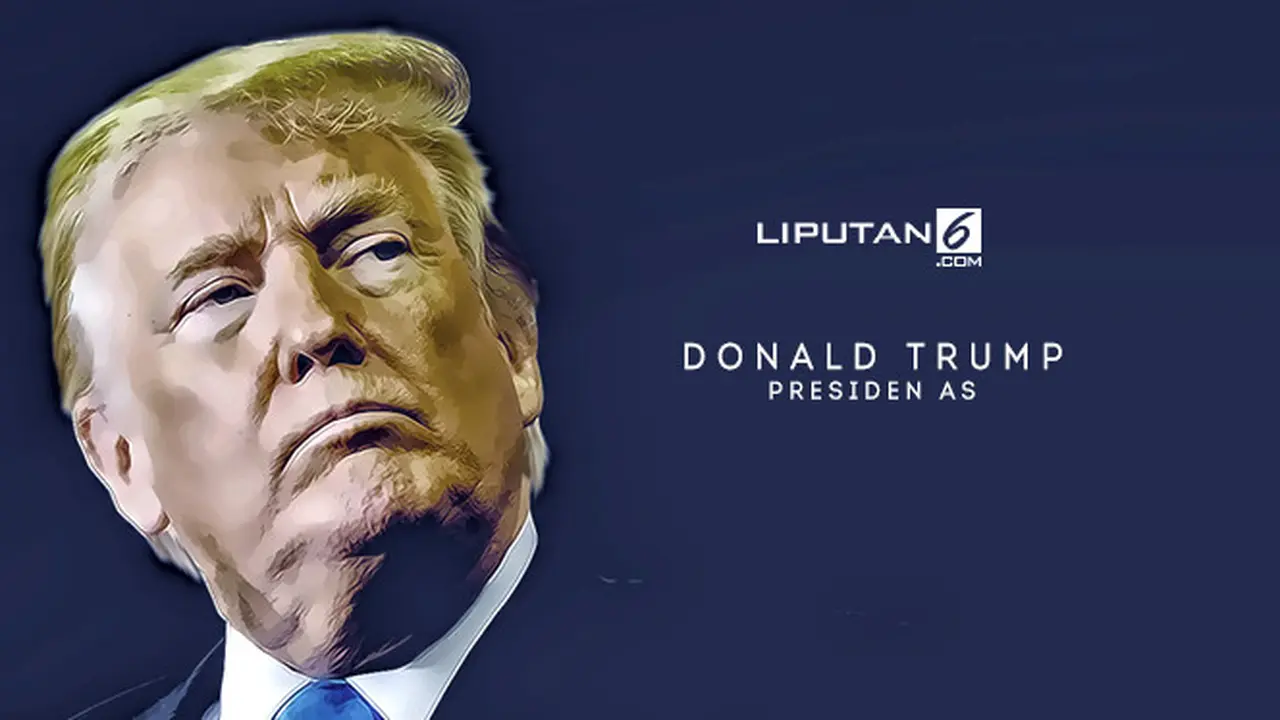 Banner Presiden AS Donald Trump