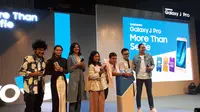 Peluncuran duo Samsung Galaxy J Pro di Jakarta, Kamis (27/7/2016). (Liputan6.com/Agustinus M Damar)