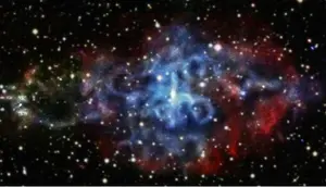 Ilustrasi ledakan supernova di angkasa luar (NASA)