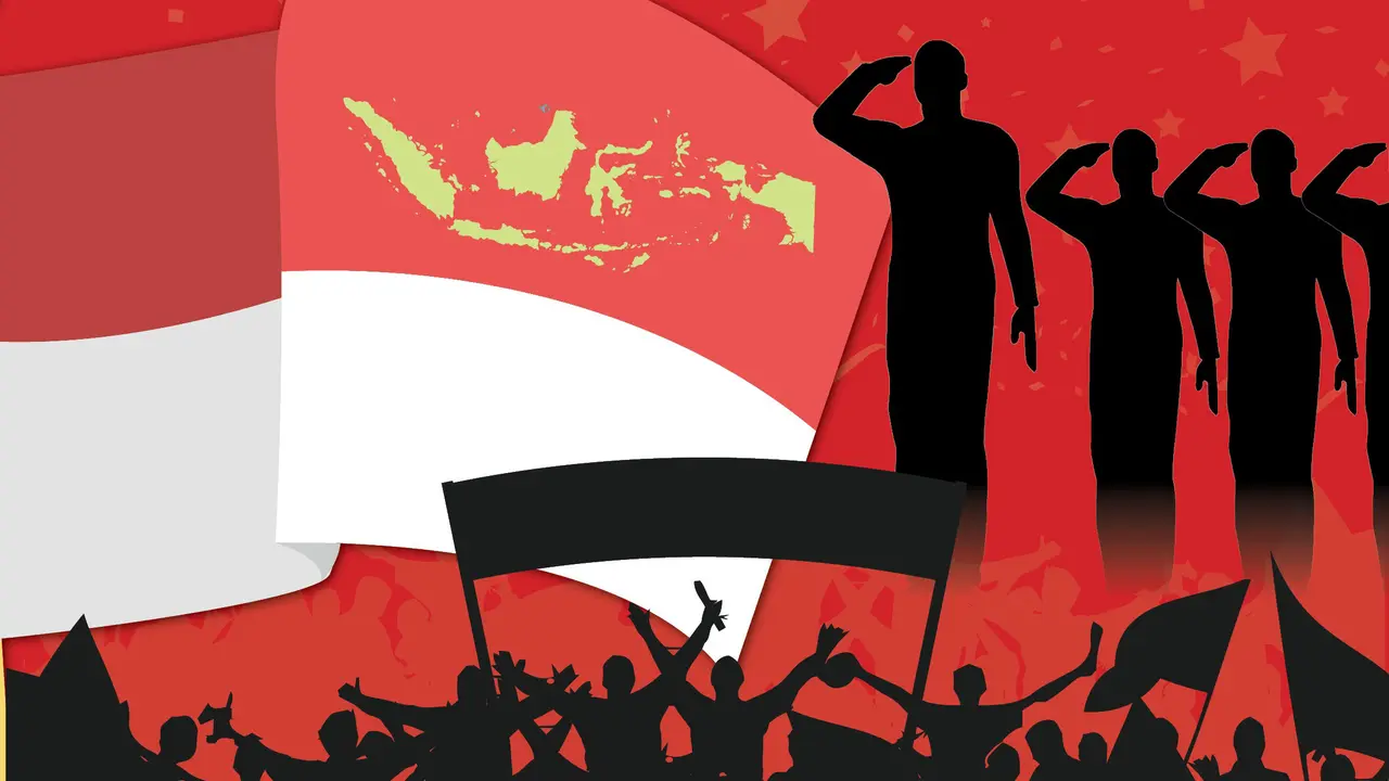 Banner Infografis Perayaan Khas Kemerdekaan 