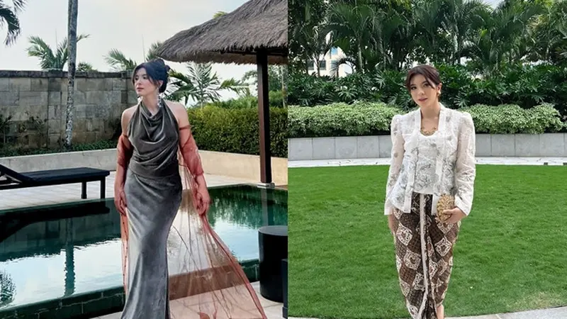 7 Potret Shaloom Razade Jadi Bridesmaid Pakai Kebaya dan Dress Ini Tampil Menawan