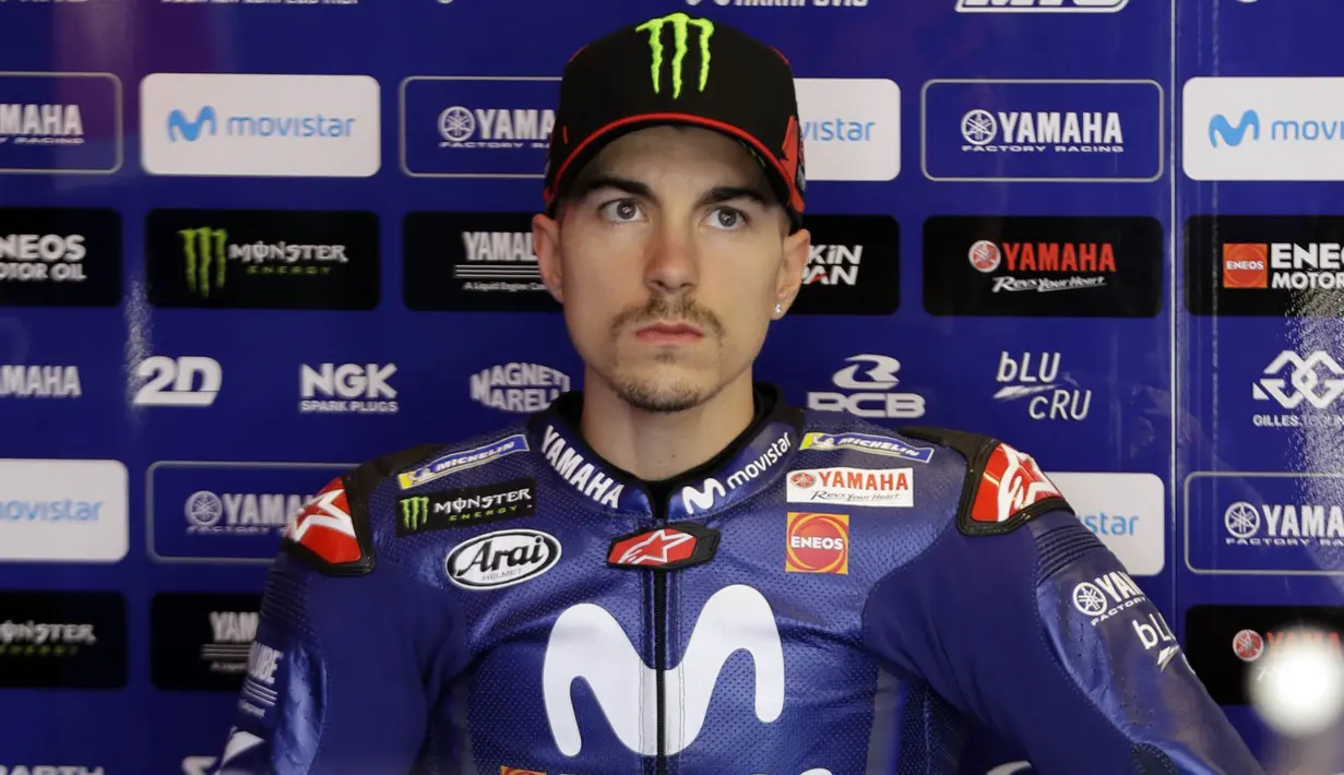 5. Maverick Vinales (Yamaha) - 1,2 juta Follower. (AP/Eric Gay)
