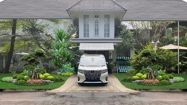 Menengok Taman Rumah Raffi Ahmad yang Indah dan Mewah