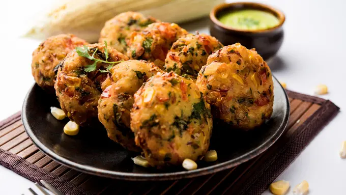 perkedel bakwan jagung sayur