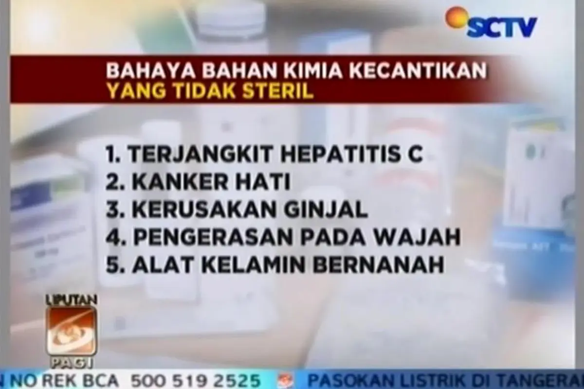 Wajah Korban Malapraktik Dokter Gadungan JS Bernanah