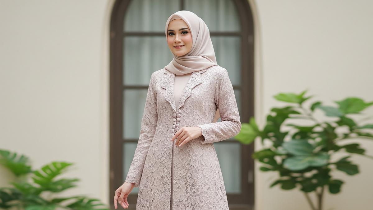 8 Warna Gamis Blazer Brokat yang Lagi Hits 2025, Elegan, Modern, dan Cocok untuk Segala Acara