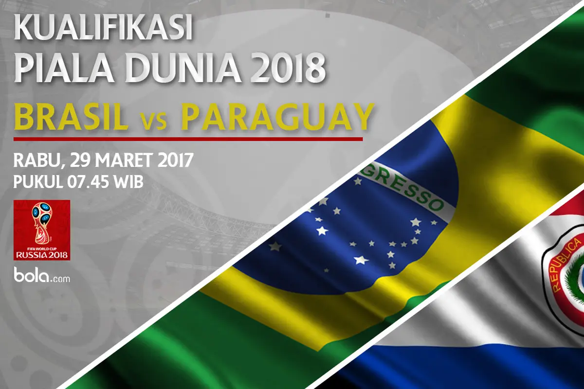 Kualifikasi Piala Dunia 2018 Brasil vs Paraguay