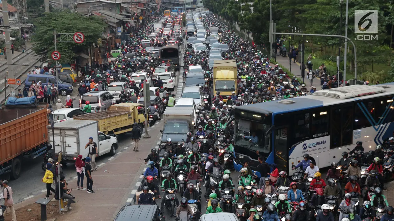 Kawasan Pejompongan Macet Parah
