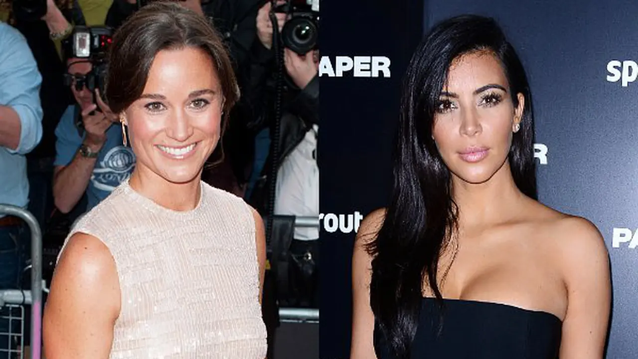 Pippa Middleton dan Kim Kardashian 