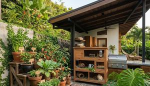 Kebun Pot Susun dan Budidaya Kelinci Mini/ Kombinasi Urban Farming dan Ternak Mini untuk Rumah Type 36 (Sumber: gemini.com)