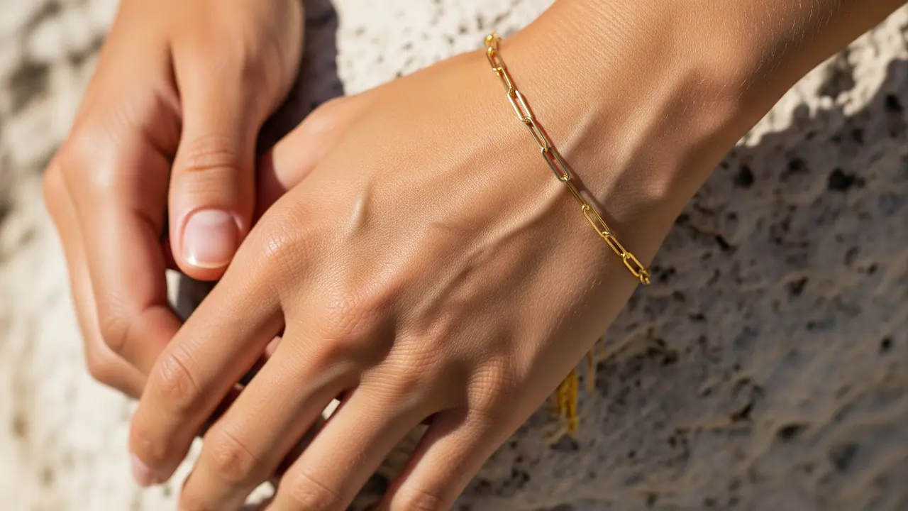 Model Gelang Emas Rantai Paperlina Kekinian/Gemini AI