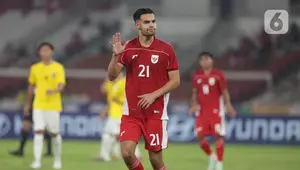 Bahkan, Jens Raven sempat mencetak gol keenamnya pada menit ke-62 yang membuat Timnas Indonesia U-23 unggul 8-0 atas Brunei Darussalam. (Liputan6.com/Helmi Fithriansyah)