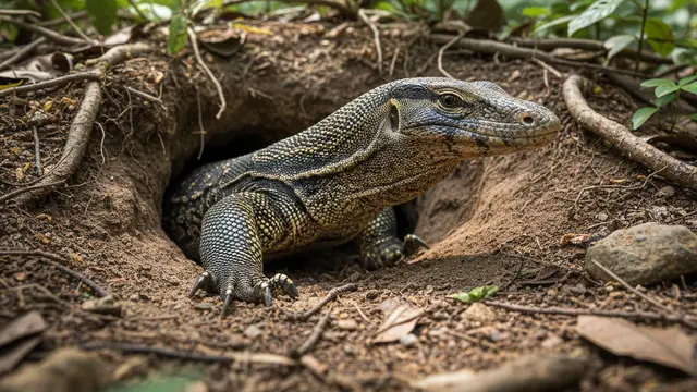 Cara Membedakan Sarang Ular dan Sarang Biawak