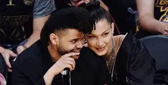 The Weeknd nampaknya sudah move on dari Selena Gomez dan kembali ke pelukan Bella Hadid. (diariofemenino)