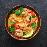 Ilustrasi laksa Singapore. ©Mizina/Depositphotos.com