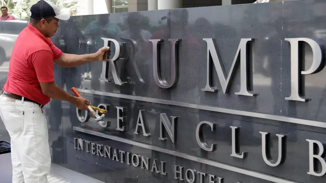 Nama Trump Dicopot dari Hotel di Panama