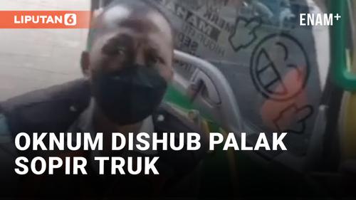 VIDEO: Demi 20 Ribu, Oknum Dishub Bandung Palak Sopir Truk