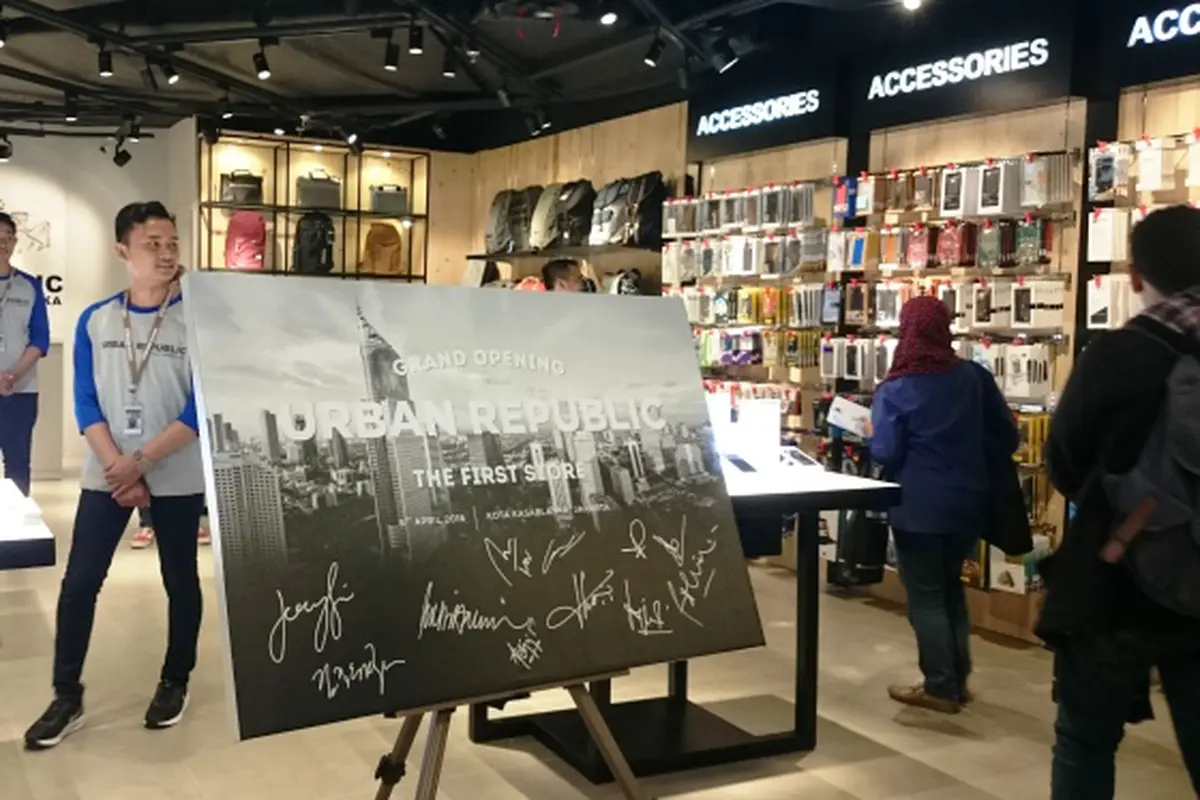 Pembukaan Urban Republic di Mal Kota Kasablanka, Jumat (8 April 2016)