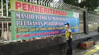 Ditutup hingga 19 April, Masjid Istiqlal Tidak Menggelar Salat Jumat Hari Ini