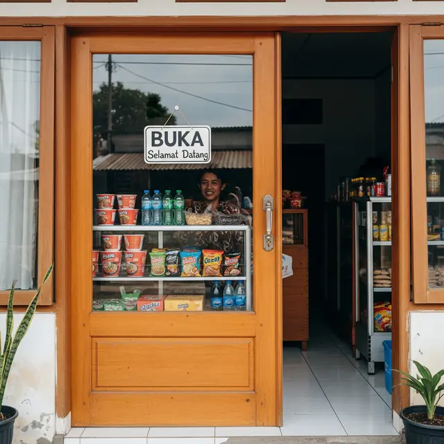 9 Desain Pintu dan Jendela Warung Sembako, Fungsional dan Estetis