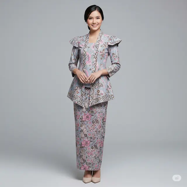 7 Model Kebaya Batik Modern Simple untuk Tampilan Elegan