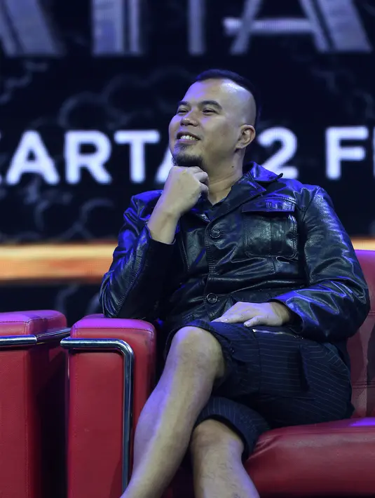 Ditemui di studio 3 MNCTV, TMII, Jakarta Timur, Selasa (2/2/2016) malam, pentolan grup band Dewa 19 ini mengungkap jika dirinya menginginkan anak perempuan dari kehamilan sang istri. (Andy Masela/Bintang.com)