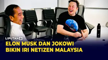 Netizen Malaysia Iri Lihat Jokowi dan Elon Musk